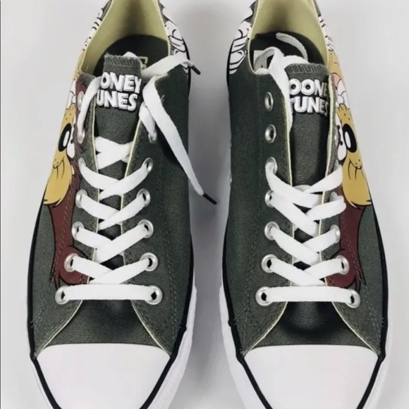 New Converse CTAS OX Looney Tunes Chuck Taylor TAZ Devil Boy Girl Kid US 2 - Picture 3 of 6